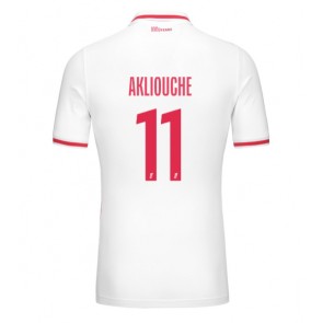 AS Monaco Maghnes Akliouche #11 Domaci Dres 2024-25 Kratak Rukavima